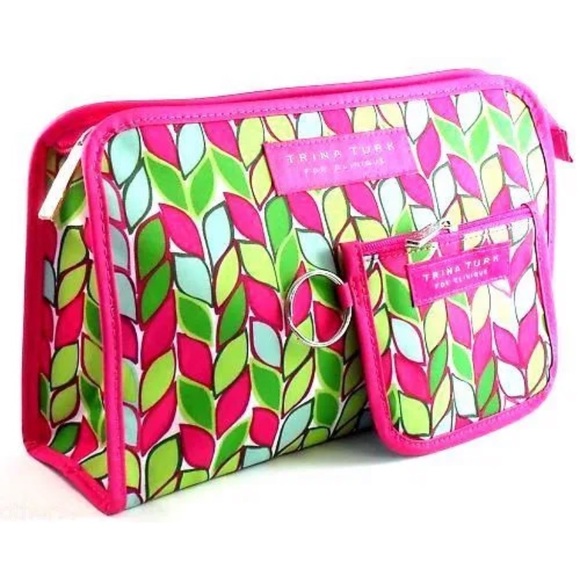 TRINA TURK for Estée Lauder Cosmetic Bag 2-Piece Set - NWT - Picture 1 of 1